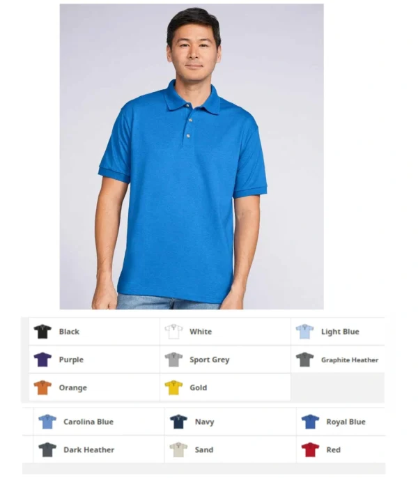 Gildan Hammer GD35 Soft Style Modern Fit Cotton Pique Polo Shirt